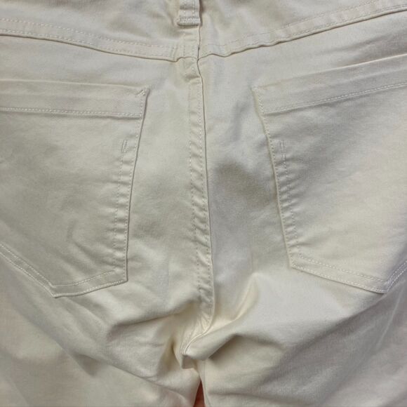Toad & Co. Sequoia Skinny Pant Ivory Womens 6 Organic Cotton Spring Preppy - Picture 6 of 15